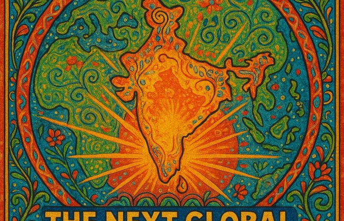 Illustration of map inside a globe